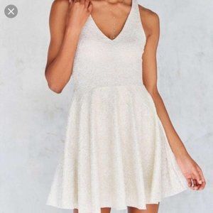 Urban Outfitters White Holiday Dress